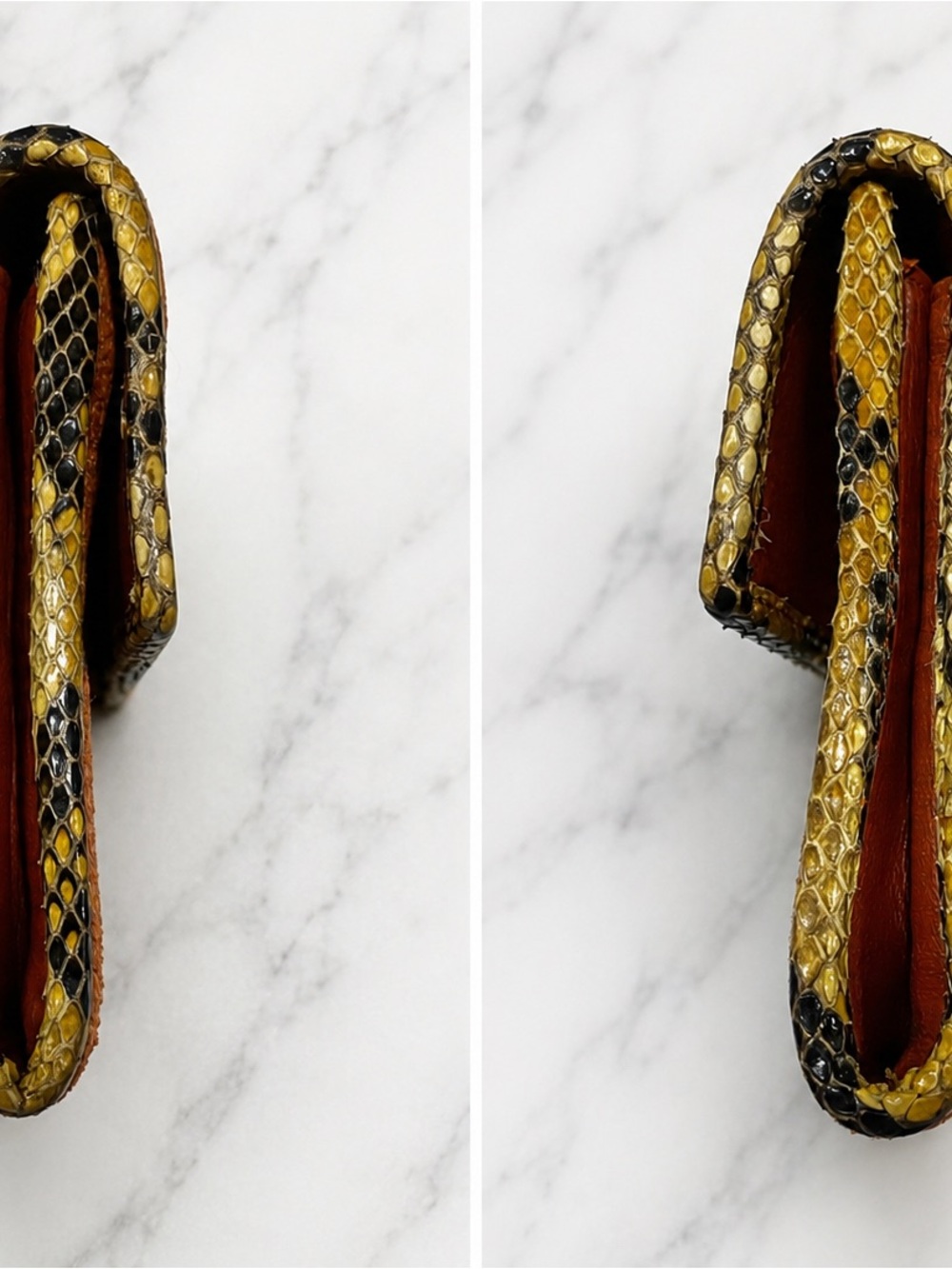 Hard to find Bottega Veneta Snakeskin, Velvet & Suede Handbag - Picture 3 of 9